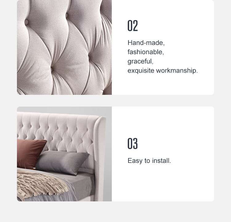 Upholstered Bed Manufacturers Modern Headboard