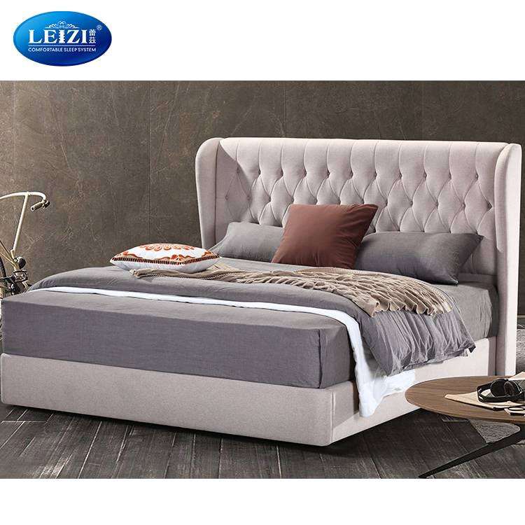 Modern Bed Headboard Queen Size, Queen Size Bed Frame With Tufted Headboard