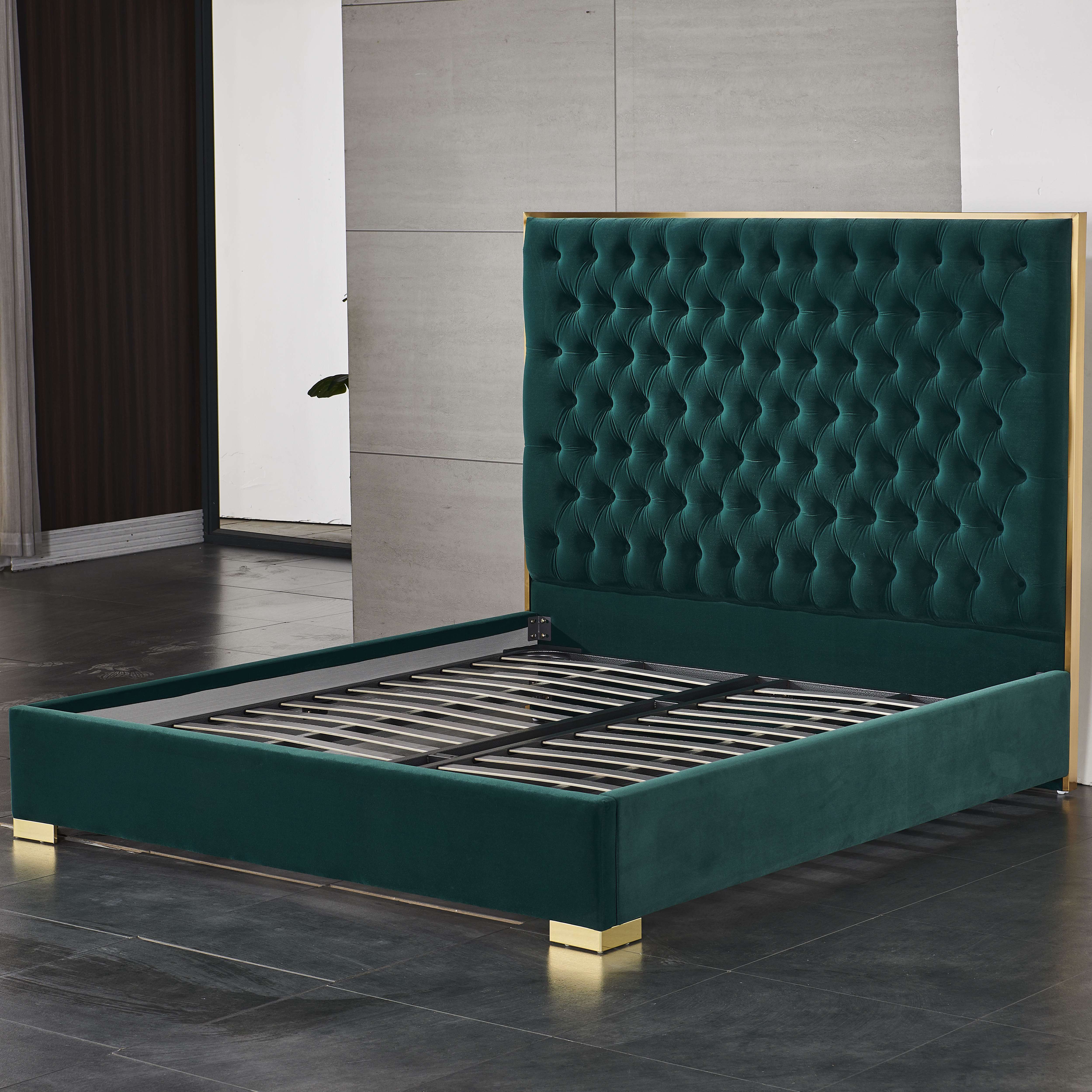 Wholesale Modern Tufted Upholstered Bed Manufacturers | LZ-R948