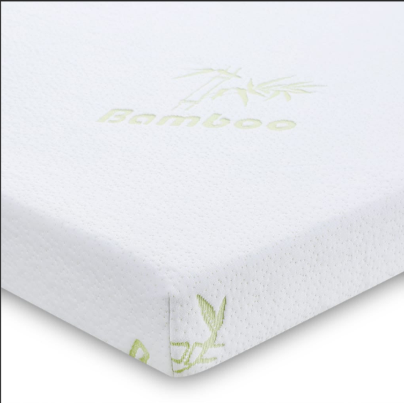 Bamboo Memory Foam Mattress Topper Zipped Design