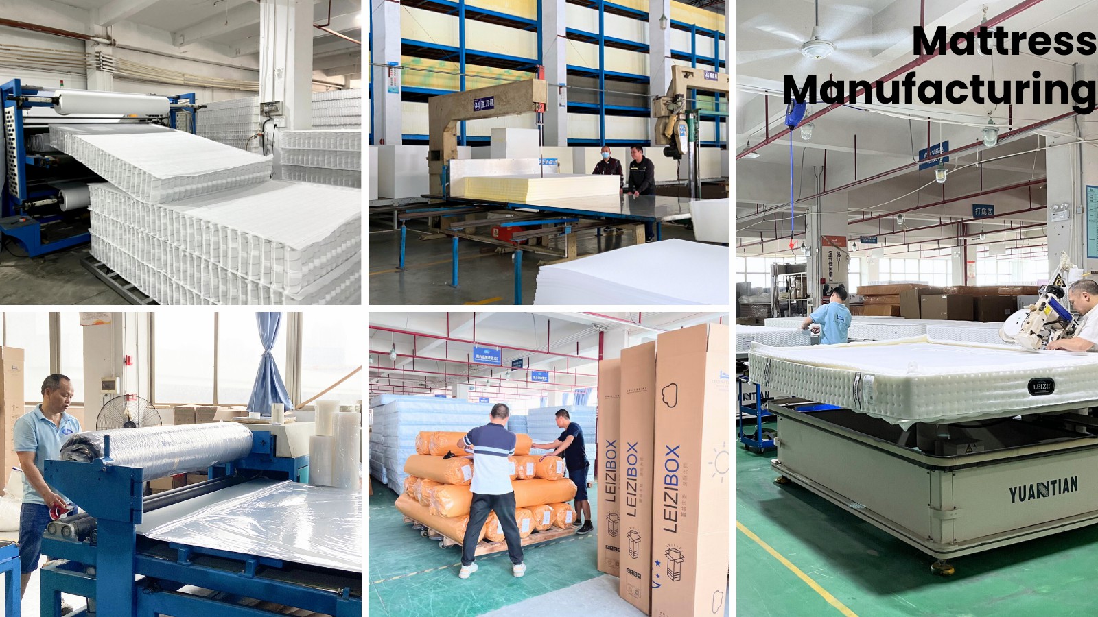 LEIZI mattress production workshop
