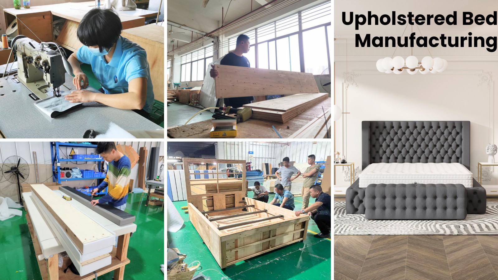 Wholesale Upholstered Bed Factory